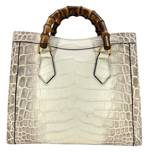 GUCCI Crocodile Himalaya Small Diana Tote NEW - Picture 3 of 10